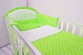 Pościel niemowlęca z wypełnieniem (75x100, 30x40) w łóżeczku