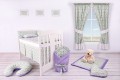 Wyposażenie łóżeczka dla niemowlaka - KOLEKCJA PREMIUM ,,Tęczowa zabawa''